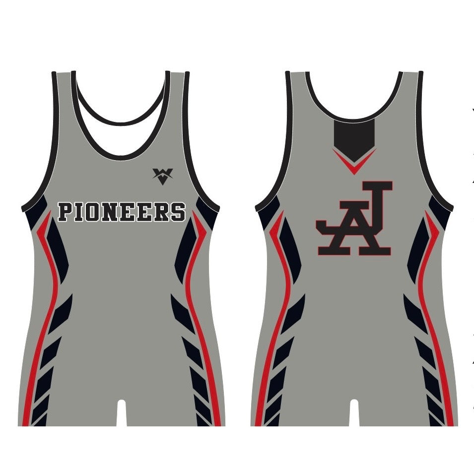 Gray Pioneers Singlet