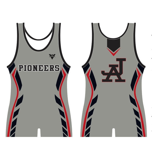 Gray Pioneers Singlet